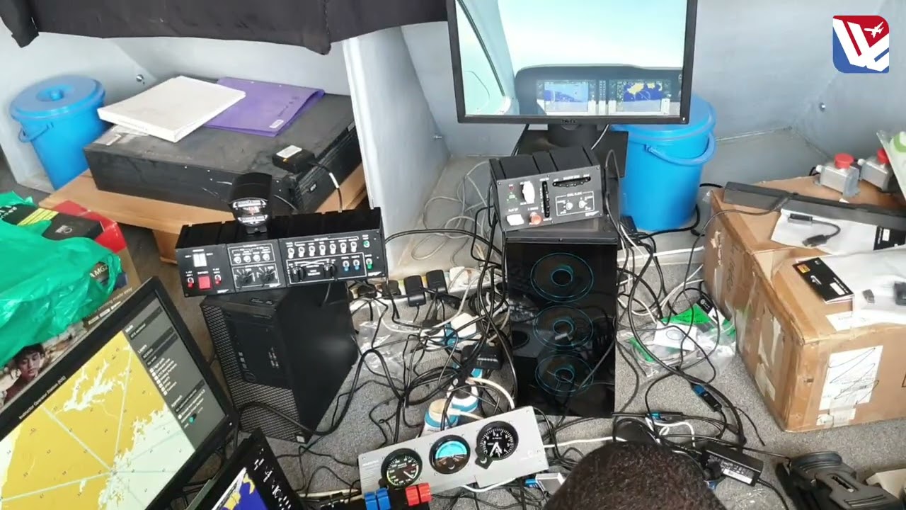 Another Casual Day Of Work At Wama Aero Innovations, Setting up a Beechcraft G58 