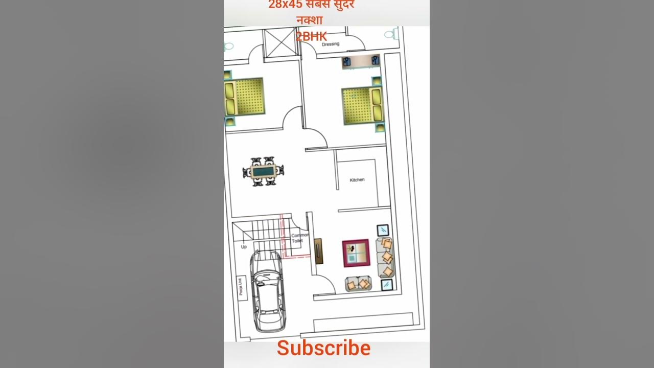 28x25-2bhk-house-plan-5-shorts-houseplan-short-architecture-civilengineering-home