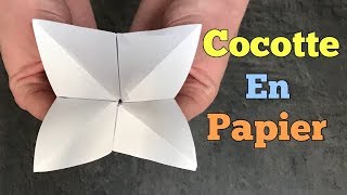 TUTO: RÉALISER UNE COCOTTE EN PAPIER  - UN JEU ORIGAMI - SIMPLE & RAPIDE