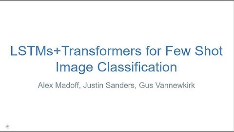 Few Shot Learning for Image Classification