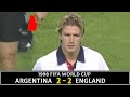 【若さゆえの過ち】1998W杯 アルゼンチン 対 イングランド