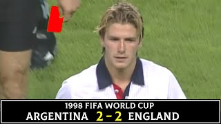 【若さゆえの過ち】1998W杯 アルゼンチン 対 イングランド