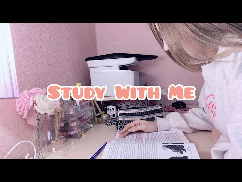 Study With Me №1 | Мотивация | Учись Со Мной | Выполнение Домашнего Задания | Как Я Делаю Уроки?