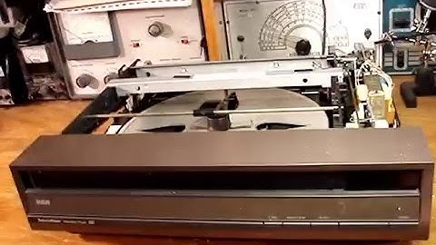 RCA 1984 CED Player Repair PT2