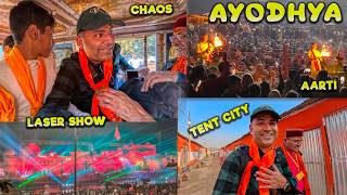 Real AYODHYA No One will Show you - MEGA Vlog - Tent City, Laser Show, Bhandara