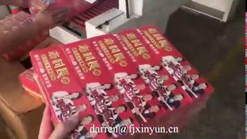 Automatic facial tissue carton box shrink wrapping machine