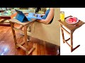 Mesa auxiliar de Madera para el sofa o cama | Súper útil y liviana!