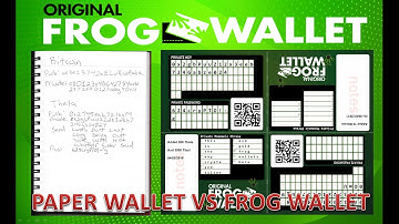 Frog Wallet vs Paper Wallet How They Work