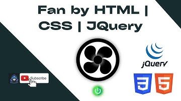 Animated Fan using html css and jquery | codewithkunal404