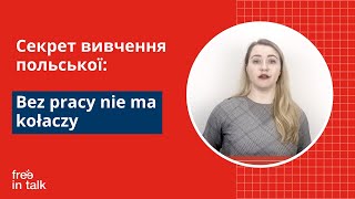 Секрет вивчення польської: Bez pracy nie ma kołaczy. Польська мова для початківців