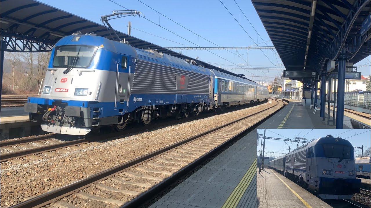 IC 535 a 536 Jižní expres | Čerčany 8.3.2025 - YouTube
