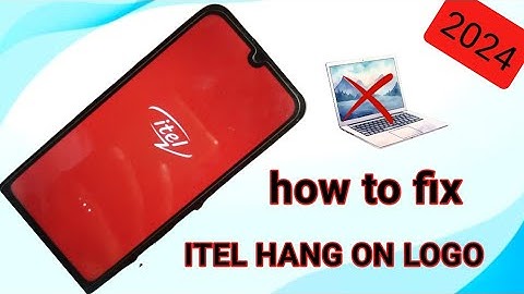 Itel mobile hang on logo solution | how to fix itel stuck on logo without pc 🖥