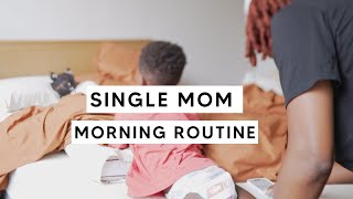 SINGLE MOM MORNING ROUTINE WITH TWO KIDS