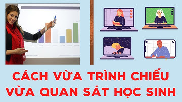 Cách vừa chia sẻ màn hình vừa quan sát học sinh khi dạy học trực tuyến | Google Meet, Zoom, MS Teams