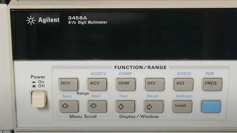 #2301 Agilent 3458A 8.5 Digit Multimeter (part 1 of 16)