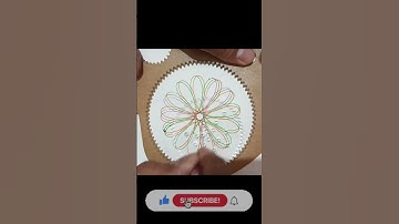 Mesmerizing Spirograph Art in 5 Stunning Colors#shorts