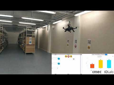 Inventory management with autonomous flying drone