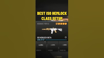 NEW META ISO HEMLOCK CLASS SETUP in MW3!