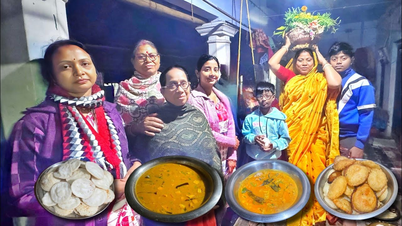 ননদের বাড়িতে ইতু পুজোর খাওয়া দাওয়া বেশ জমে গেল।