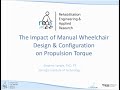 ISS 2015: IC41 - The Impact of Manual Wheelchair Design & Configuration - Sprigle ISS 2015: IC41 - The Impact of Manual Wheelchair Design & Configuration - Sprigle