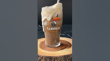 Guinness Float - St. Patrick’s Day Edition #drink #icecream #asmr #shorts