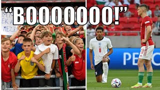 Stadium of Kids Boo England when they Take the Knee | Hungary 1-0 England