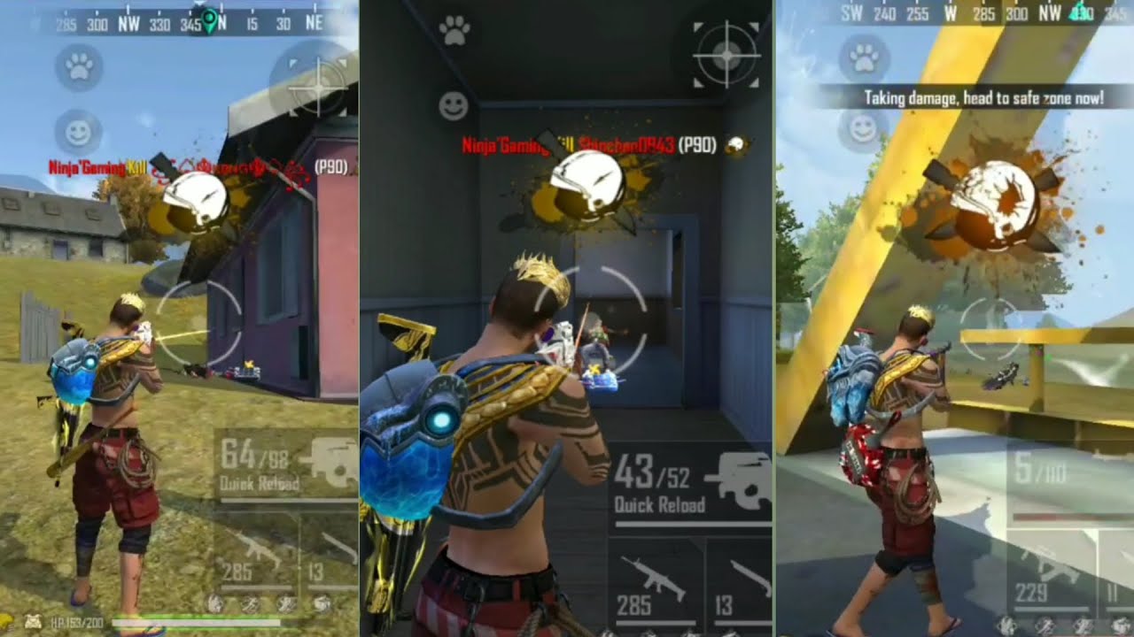 GARENA FREE FIRE RANKED SOLO GAMEPLAY CLIPS //GAMINGWITHNINJA - YouTube