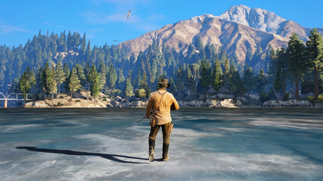 How To Turn GTA 5 Into Red Dead Redemption 2 With Mods..!!