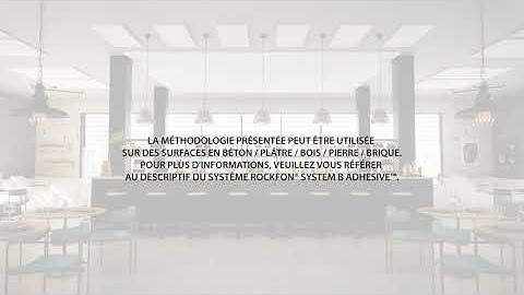 Rockfon® System B Adhesive™ | Système d