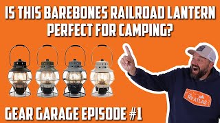 Is This Barebones Railroad Lantern Perfect for Camping?