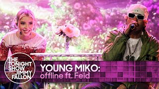 Young Miko: offline ft. Feid | The Tonight Show Starring Jimmy Fallon Resimi