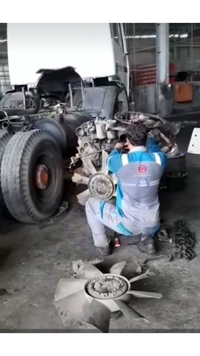 Luar biasa mekanik Siba surya merakit ulng mesin Mercy Hd dari awal sampai selesai #engineering #fyp