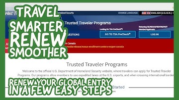 global entry renewal - explore now! - traveler must know!