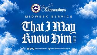 Digging Deep | That I May Know Him Pt 1 | PDSO I Wednesday 14th October 2026 Guide