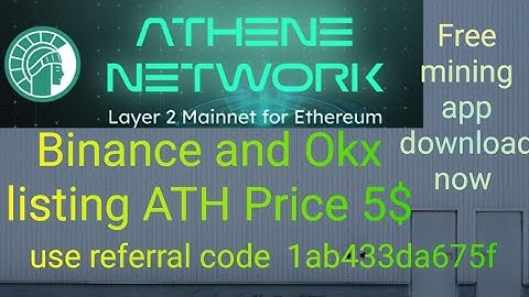 Free mining app Athene network mining ll referral code 1ab433da675f Athene network complete kyc