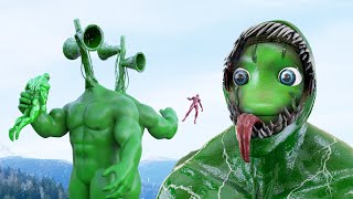 Dame Tu Cosita's HUNGER (Compilation #36) DAME & VENOM Army VS Siren-Head ARMY