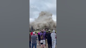 Building Collapse in Seconds Moments Before Disaster #MomentsBeforeDisaster #BuildingCollapse