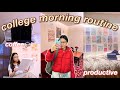 MY PRODUCTIVE COLLEGE MORNING ROUTINE 2023 | yale university