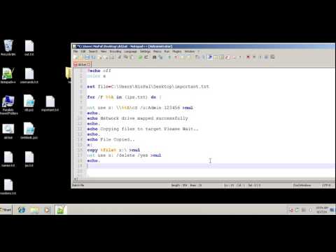 Batch Scripting - Lesson 9 (Copy Files Over Network Part 2) دوره برمجه