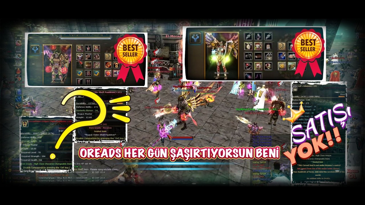 OREADS HER GÜN ŞAŞIRTIYOR BENİ KNİGHT ONLİNE