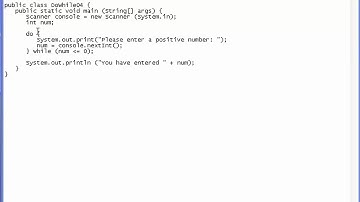 Java Lesson 23 - do ... while Statement