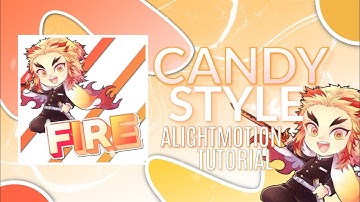 Simple Candy Style Transition Tutorial in Alightmotion