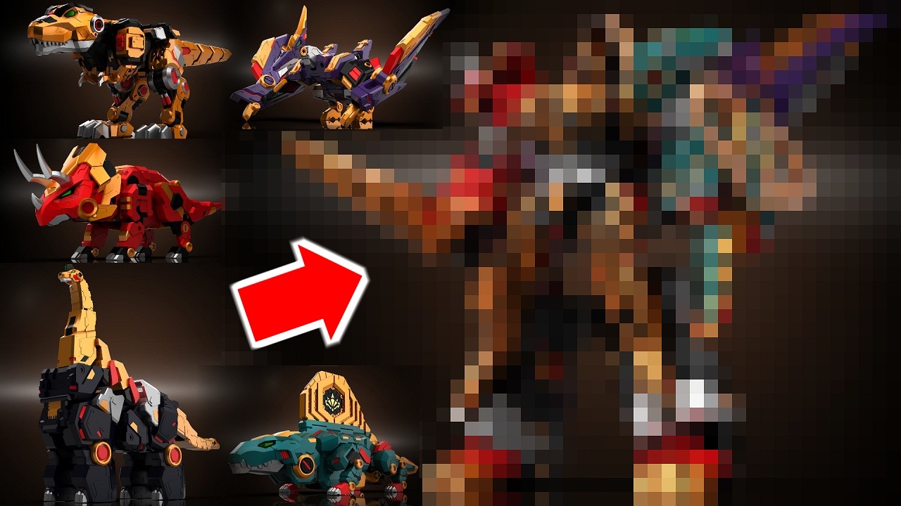 🦖Five classic dinosaurs combined!? A new robot was