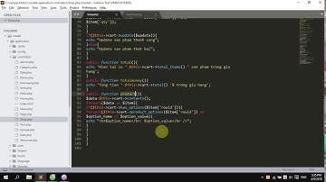 Bài 18: Tìm Hiểu Library Shopping Cart Trong Codeigniter