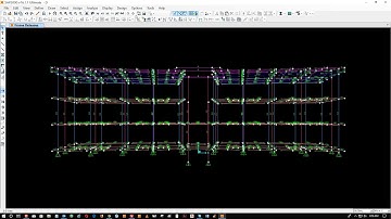 how to design sap2000 steel building 02