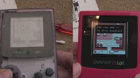 Nintendo Gameboy Color - McWill LCD Screen Mod - New (2019) Screen