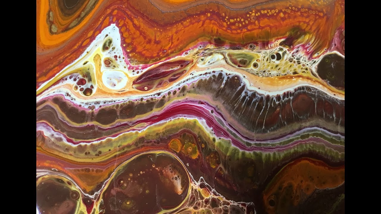 (232) 5 Cups Dirty Pour Acrylic Pouring - YouTube