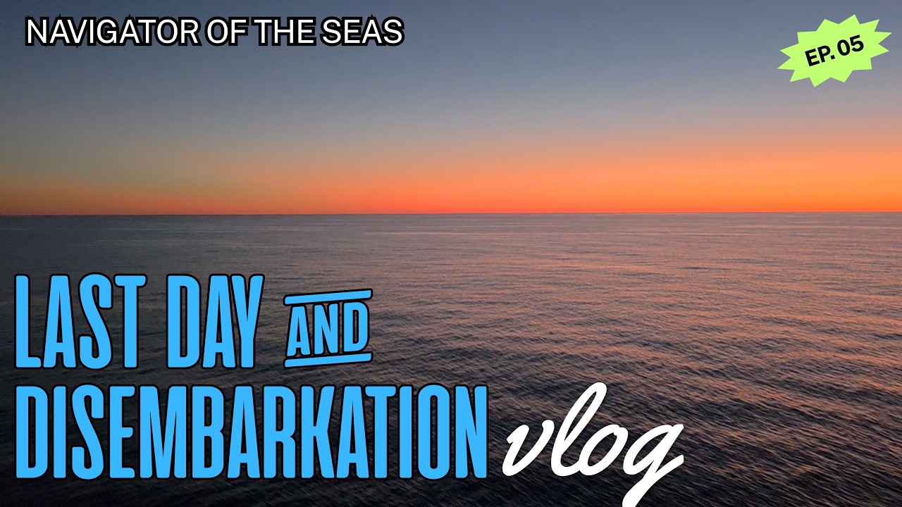Navigator of the Seas Day 5 + Disembarkation in Long Beach vlog