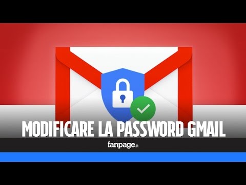 Come cambiare la password Gmail