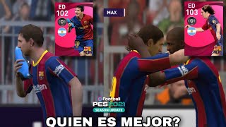 MESSI DE 102 vs MESSI DE 103 EN PES 2021 MOBILE / pes 2021 | MÂXÏPRØ GOD